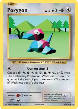 Porygon #71/108 · Pokémon