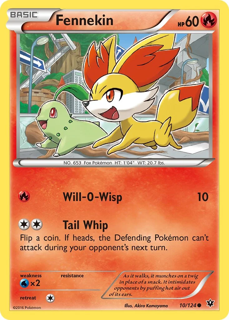 Fennekin 「FCO 10/124」「EN」