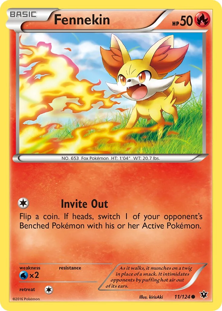 Fennekin 「FCO 11/124」「EN」
