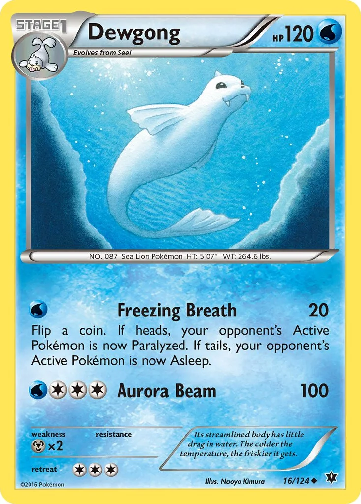Dewgong 「FCO 16/124」「EN」