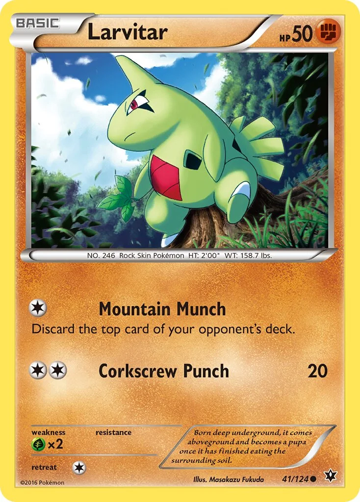 Larvitar 「FCO 41/124」「EN」