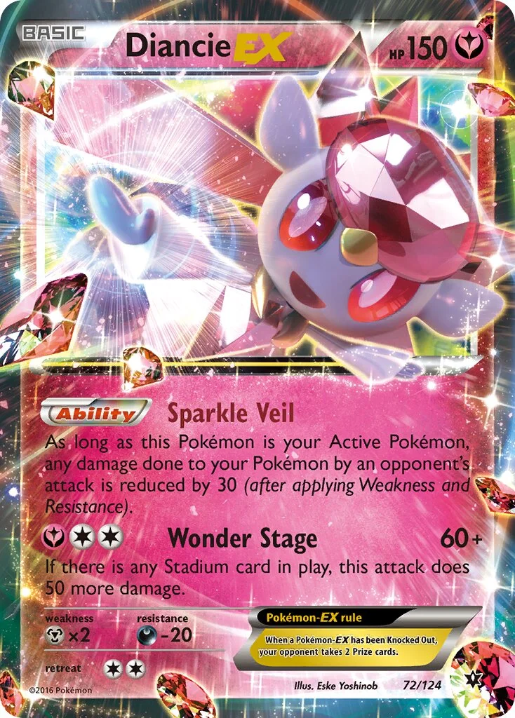 Diancie-EX 「FCO 72/124」「EN」