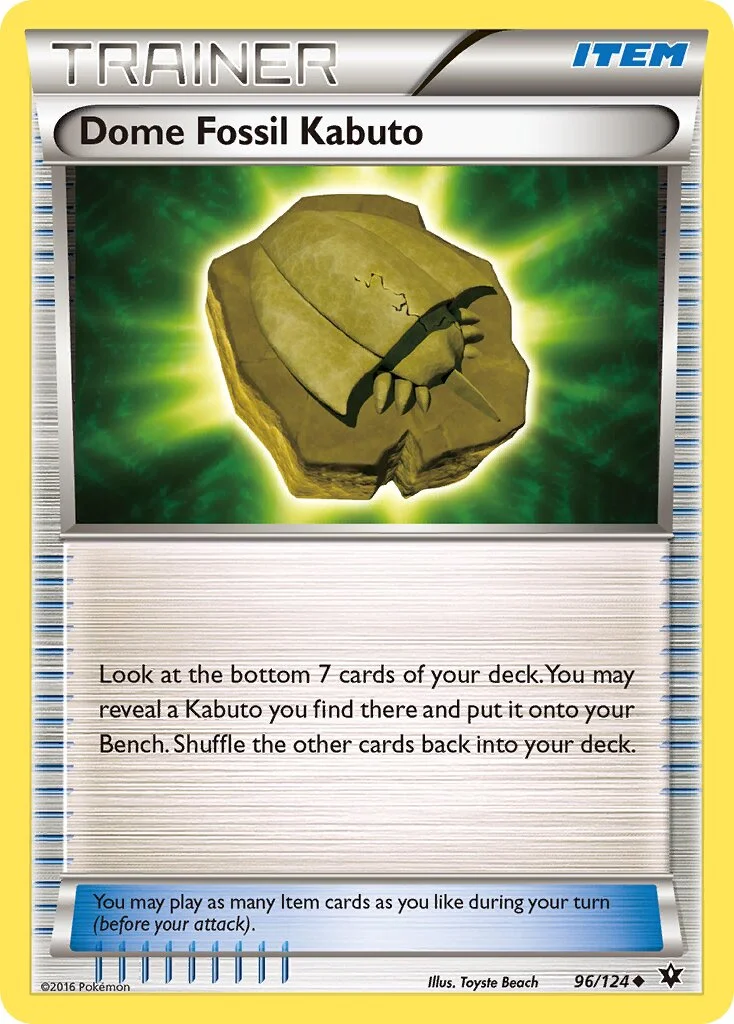 Dome Fossil Kabuto 「FCO 96/124」「EN」