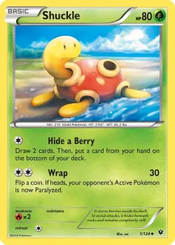 Shuckle #1/124 · Pokémon