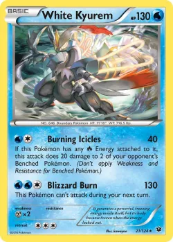 White Kyurem #21/124 · Pokémon