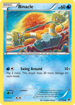 Binacle #22/124 · Pokémon