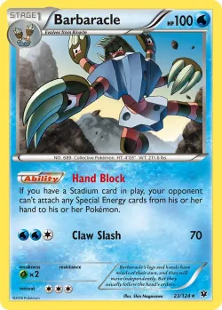 Barbaracle #23/124 · Pokémon