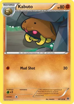 Kabuto #38/124 · Pokémon