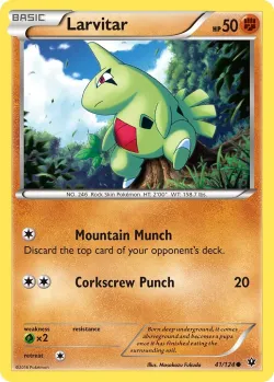 Larvitar #41/124 · Pokémon
