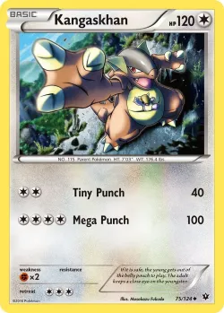 Kangaskhan #75/124 · Pokémon