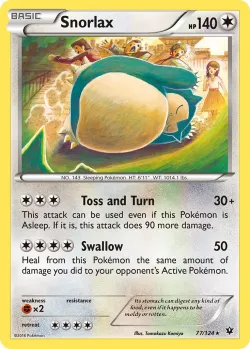 Snorlax #77/124 · Pokémon