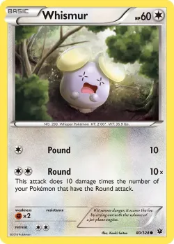 Whismur #80/124 · Pokémon