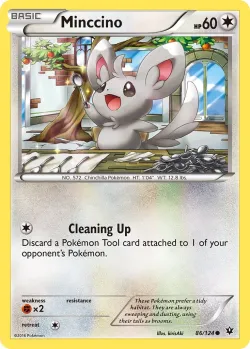 Minccino #86/124 · Pokémon
