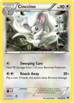 Cinccino #89/124 · Pokémon