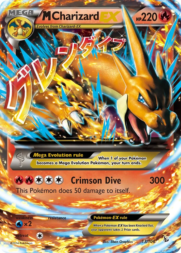 M Charizard-EX 「FLF 13/106」「EN」