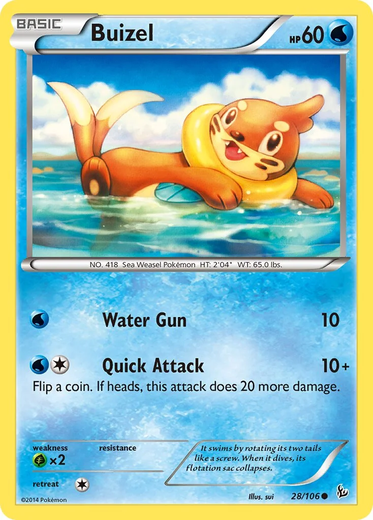 Buizel 「FLF 28/106」「EN」