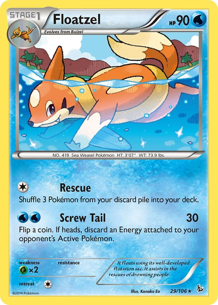 Floatzel 「FLF 29/106」「EN」
