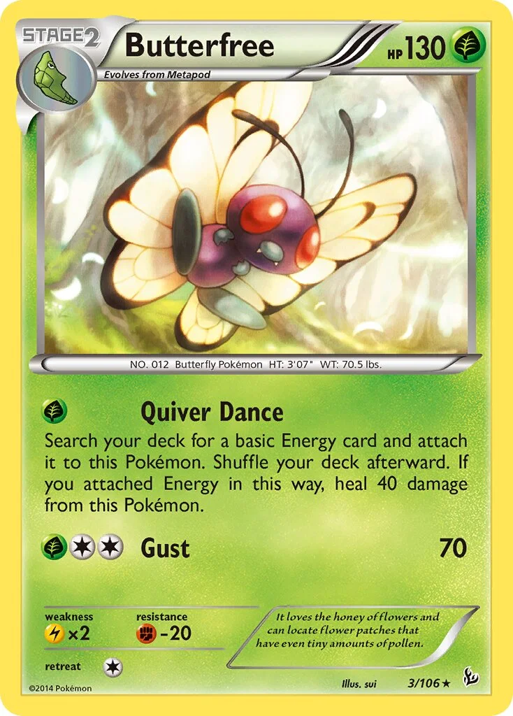 Butterfree 「FLF 3/106」「EN」