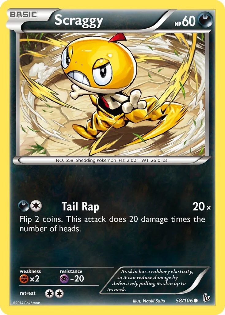 Scraggy 「FLF 58/106」「EN」