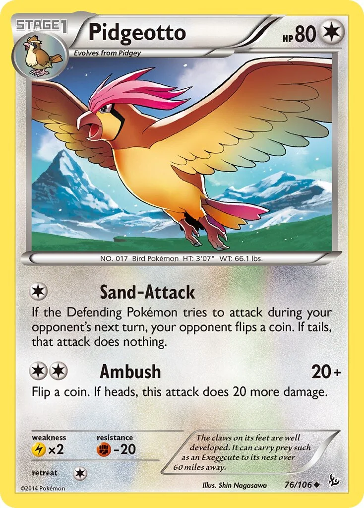 Pidgeotto 「FLF 76/106」「EN」