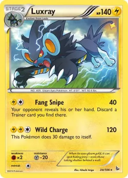 Luxray #34/106 · Pokémon