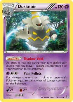 Dusknoir #40/106 · Pokémon