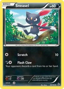 Sneasel #50/106 · Pokémon