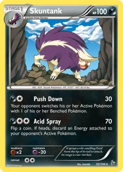 Skuntank #55/106 · Pokémon
