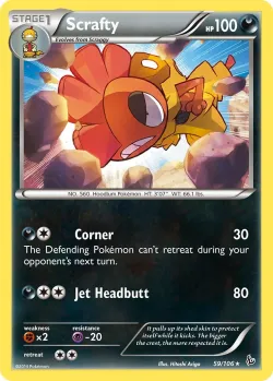 Scrafty #59/106 · Pokémon