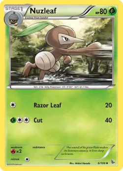Nuzleaf #6/106 · Pokémon