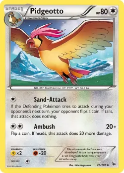 Pidgeotto #76/106 · Pokémon