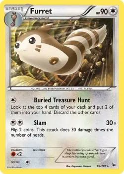 Furret #82/106 · Pokémon