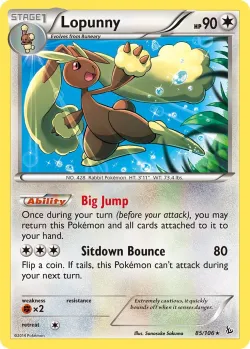 Lopunny #85/106 · Pokémon