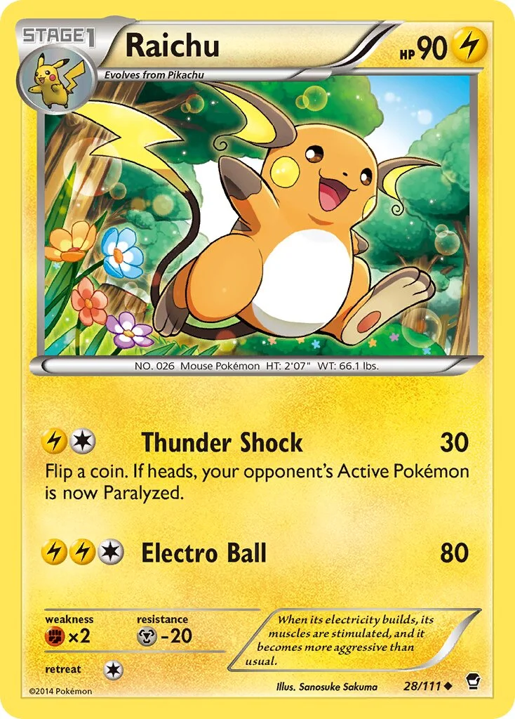 Raichu 「FFI 28/111」「EN」