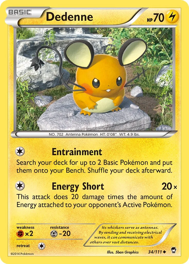 Dedenne 「FFI 34/111」「EN」