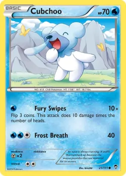 Cubchoo #21/111 · Pokémon