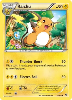 Raichu #28/111 · Pokémon