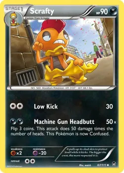Scrafty #67/111 · Pokémon