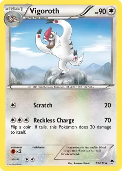 Vigoroth #82/111 · Pokémon