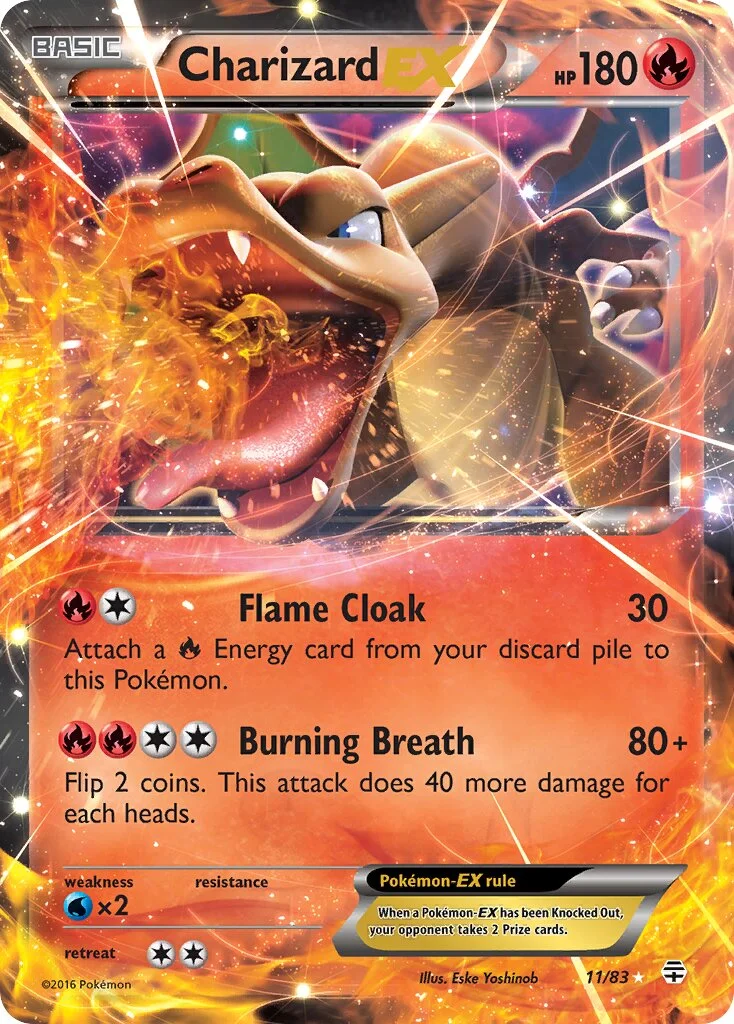 Charizard-EX 「GEN 11/83」「EN」