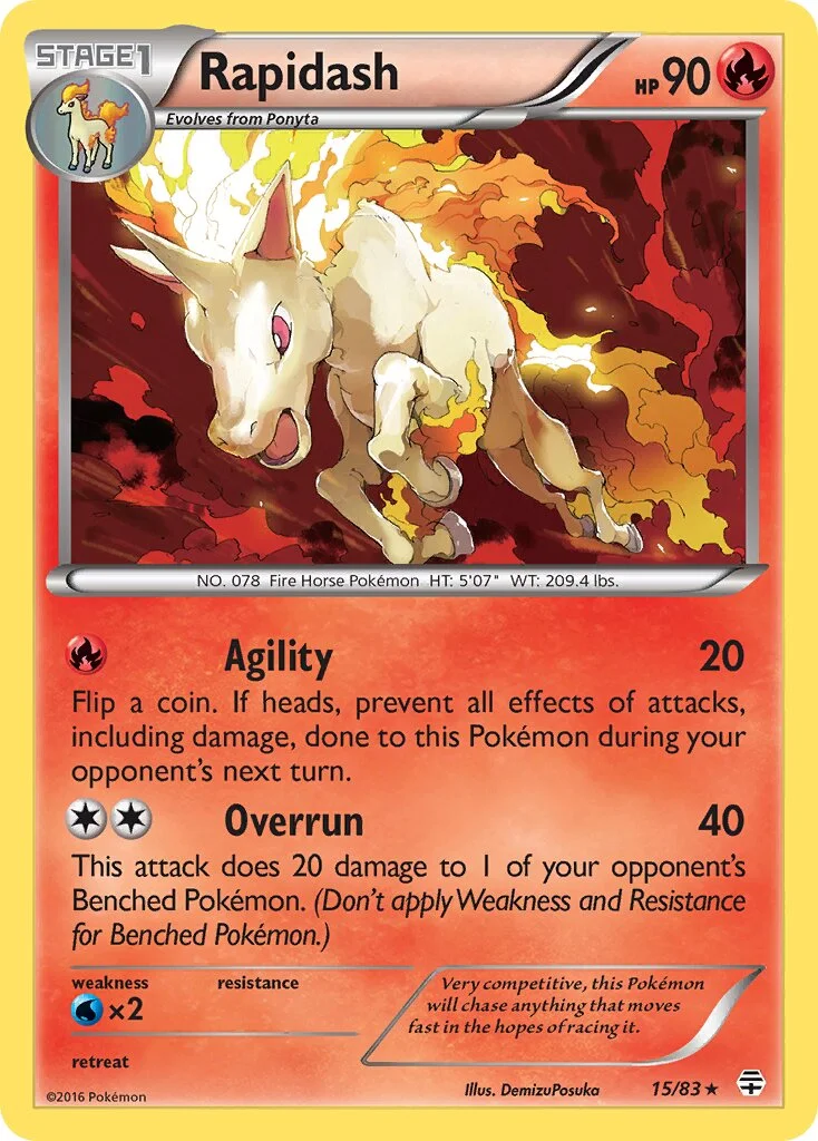 Rapidash 「GEN 15/83」「EN」