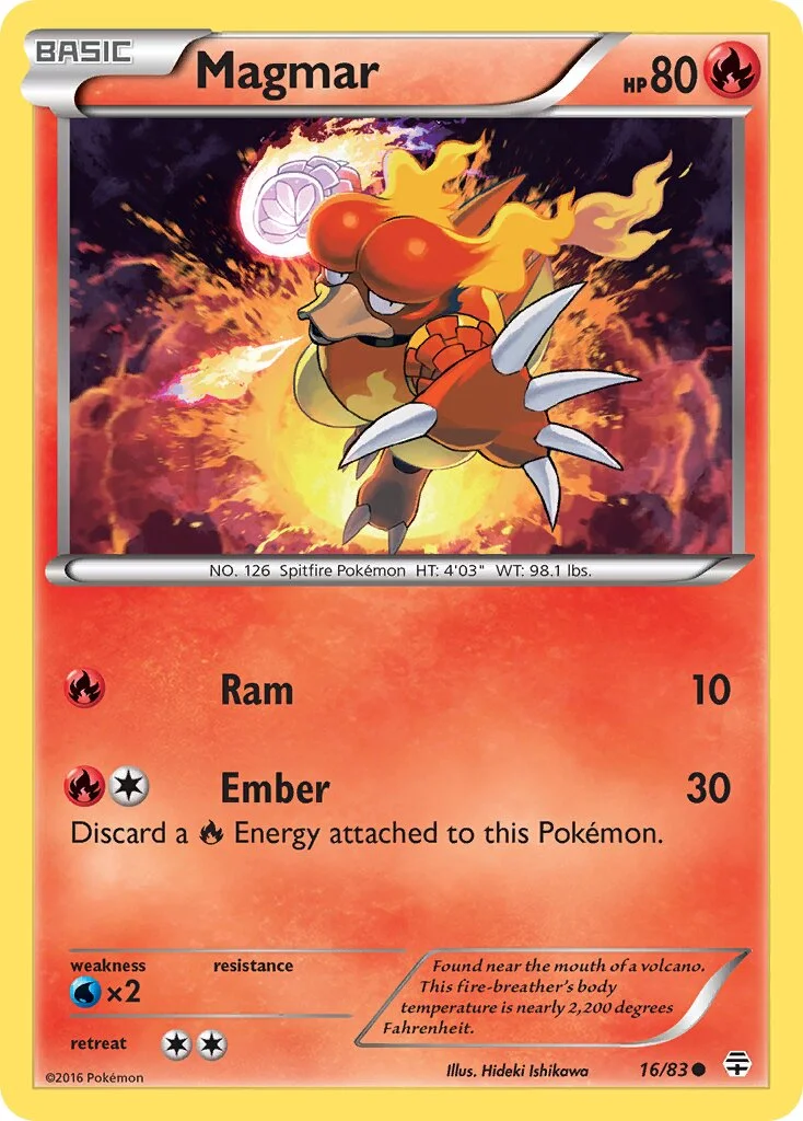 Magmar 「GEN 16/83」「EN」