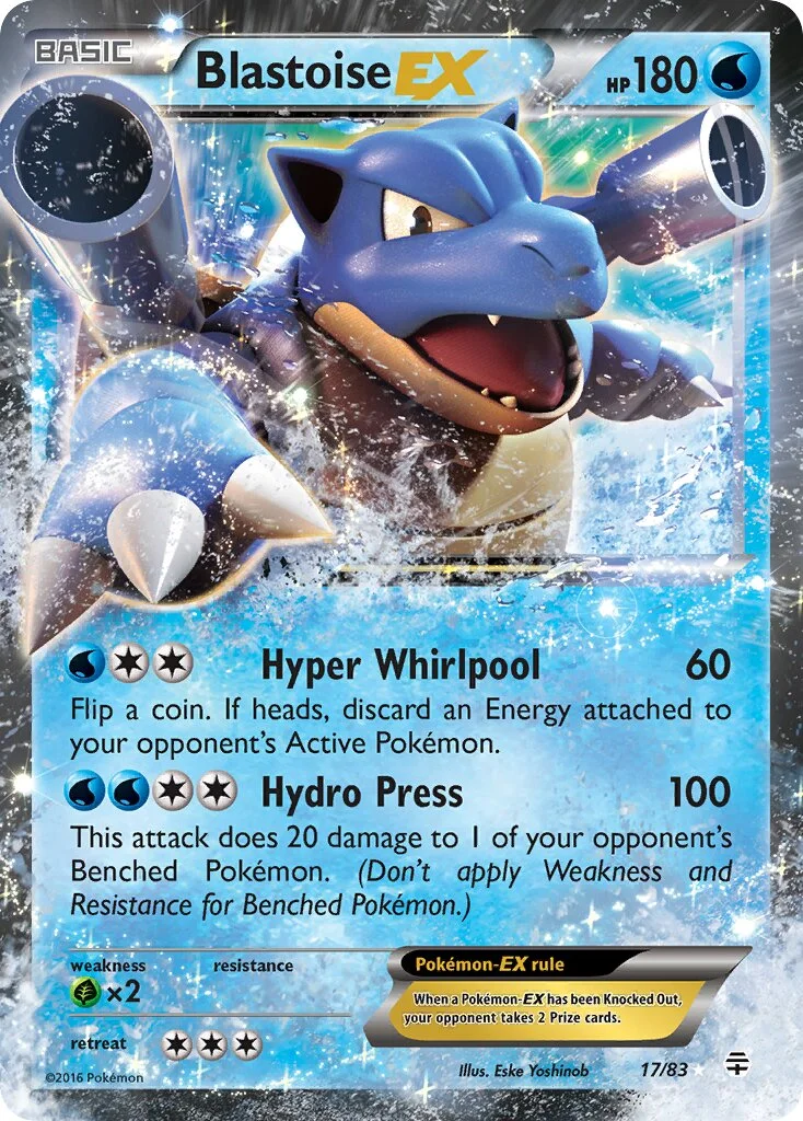 Blastoise-EX 「GEN 17/83」「EN」
