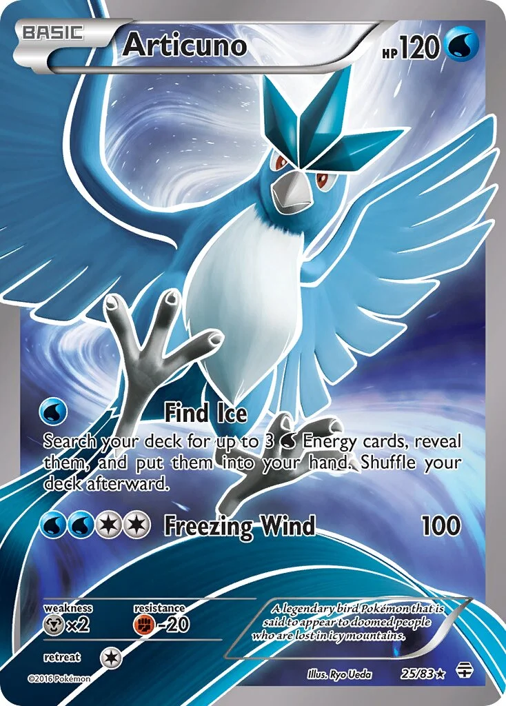 Articuno 「GEN 25/83」「EN」