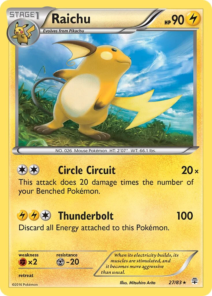 Raichu 「GEN 27/83」「EN」