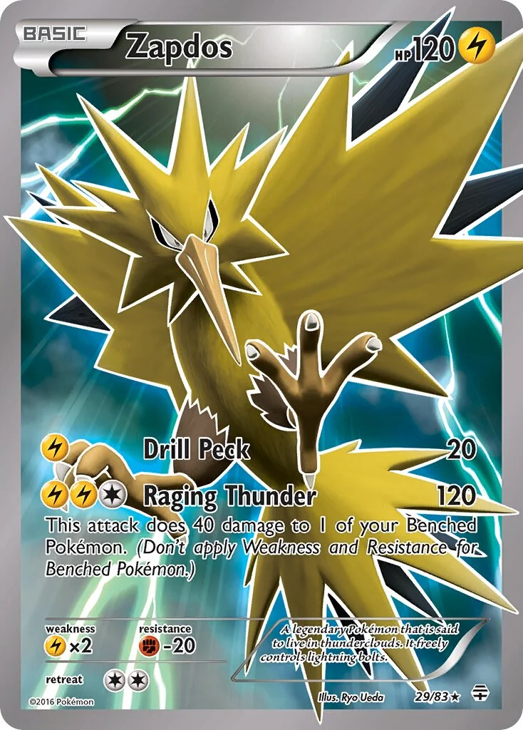 Zapdos 「GEN 29/83」「EN」