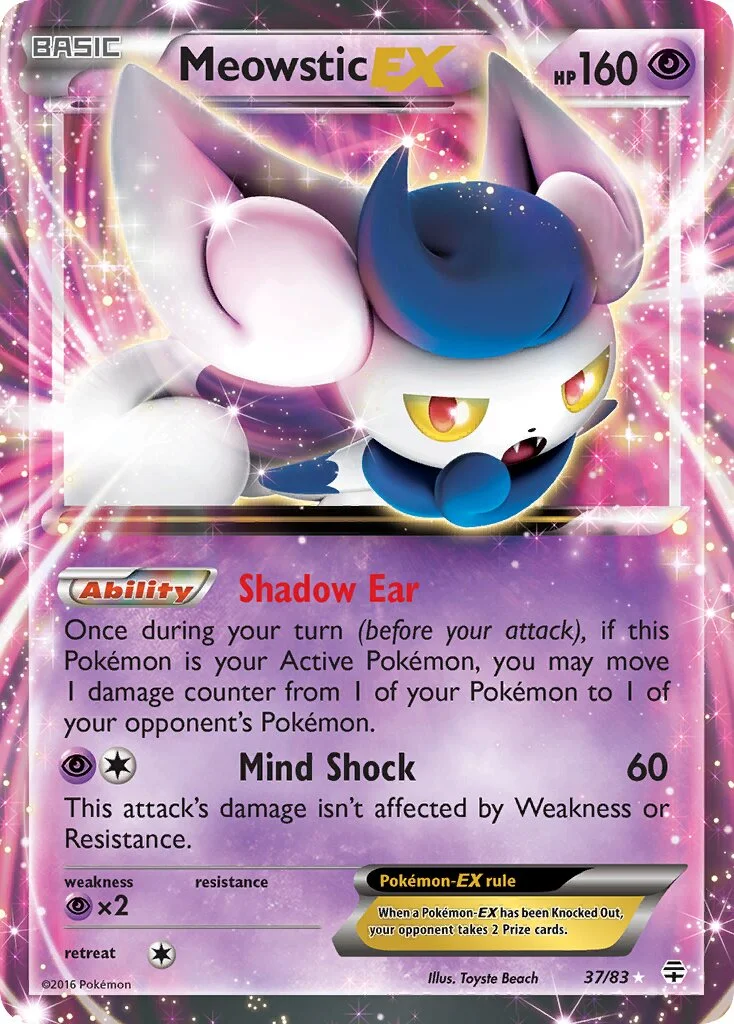 Meowstic-EX 「GEN 37/83」「EN」