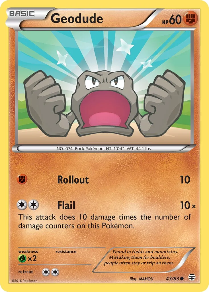 Geodude 「GEN 43/83」「EN」