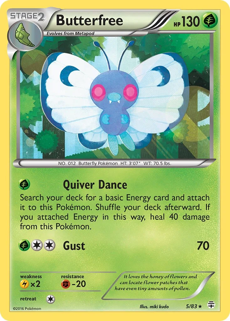Butterfree 「GEN 5/83」「EN」