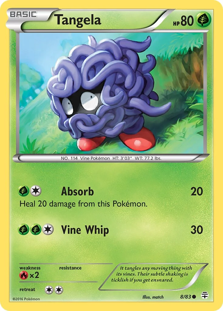 Tangela 「GEN 8/83」「EN」